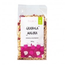 Hausgemachter Granola Himbeere