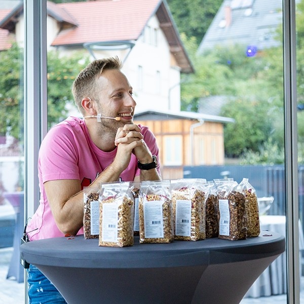 Hausgemachter Granola Schokolade