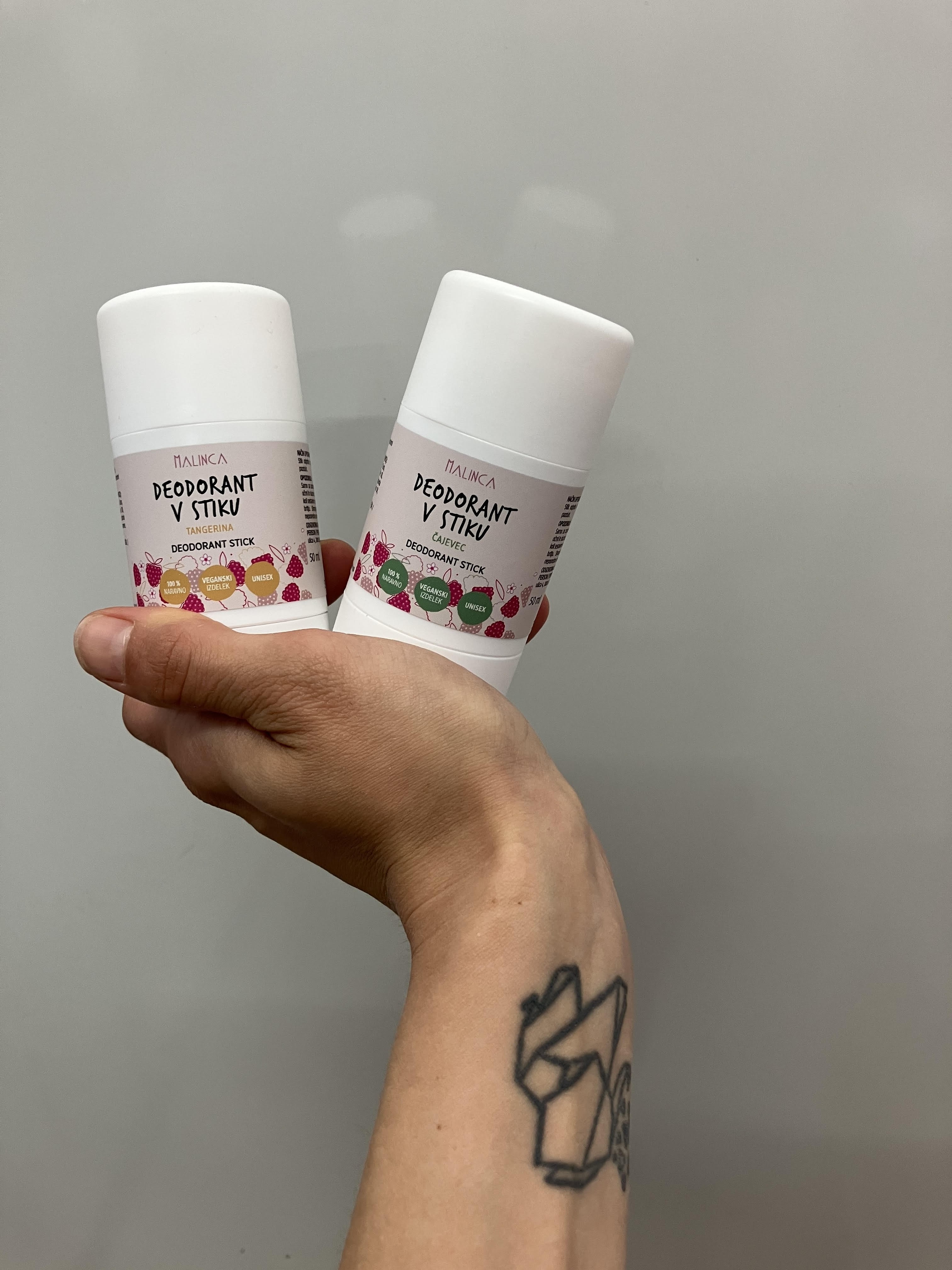 Natürliches deodorants Teebaum und Tangerine 