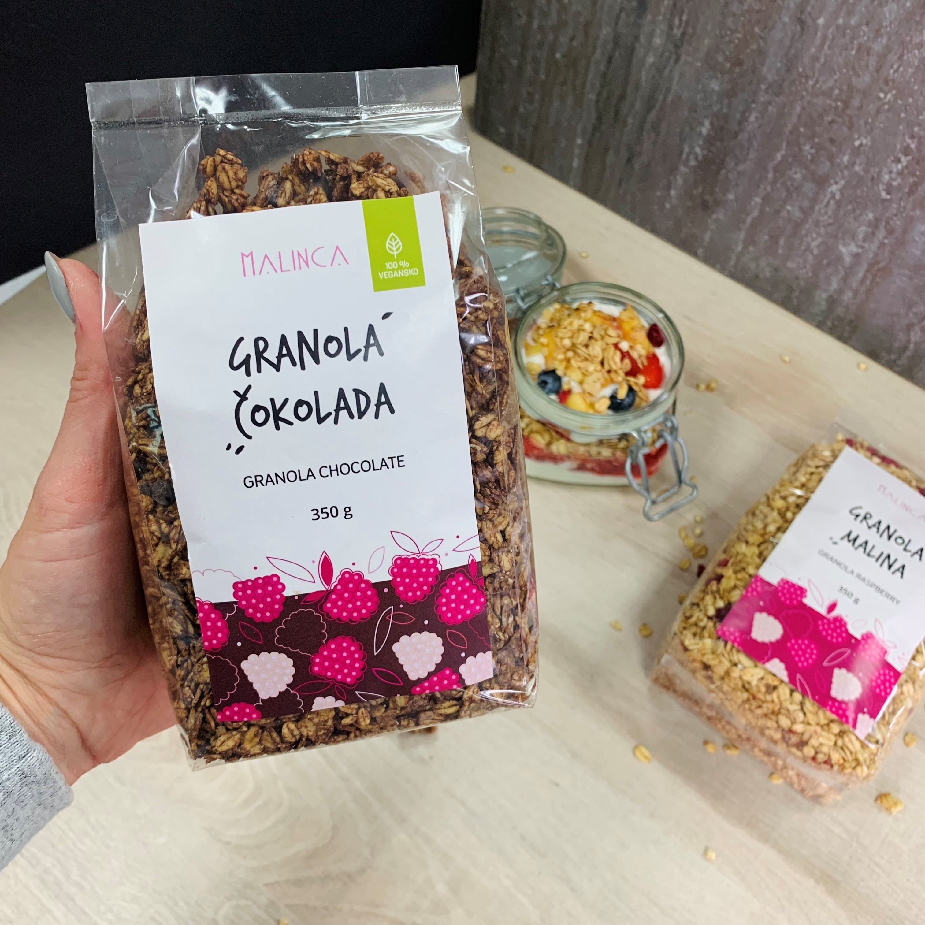 Hausgemachter Granola Schokolade 