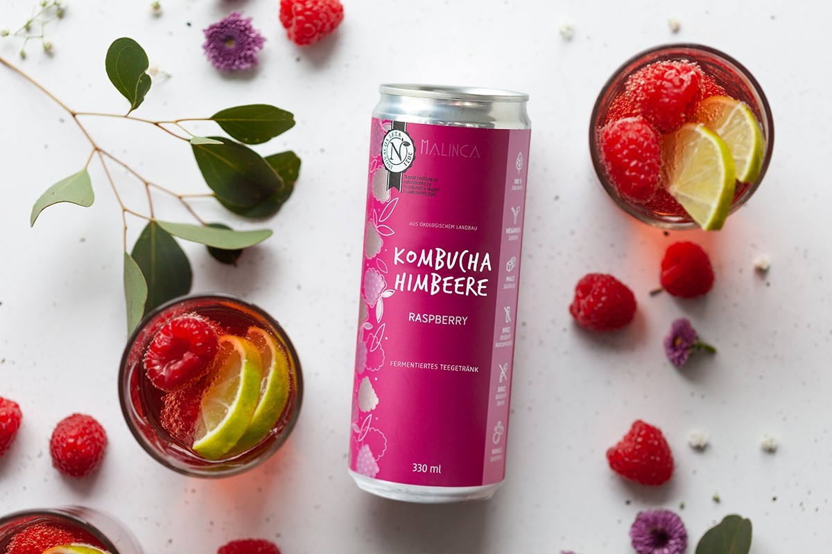 Kombucha Himbeere