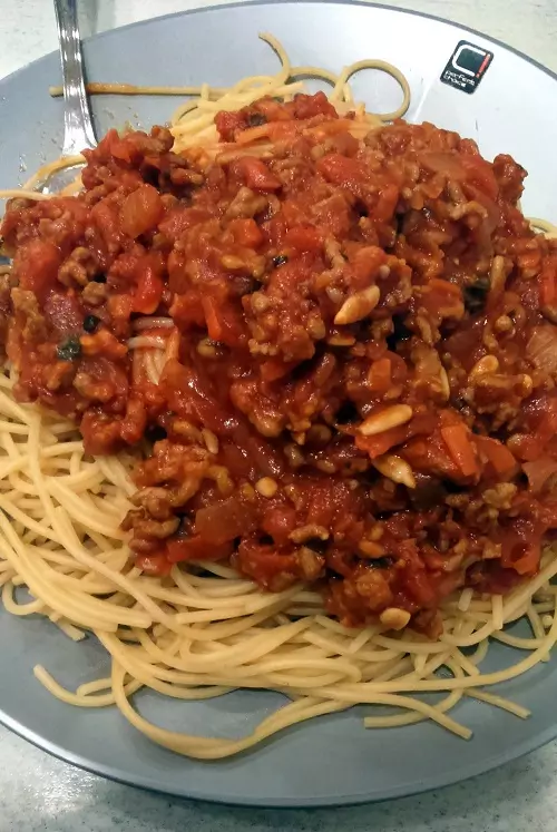 Spaghetti bolognese