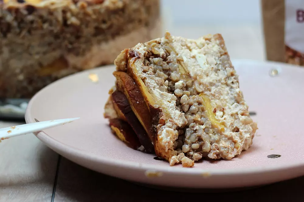 VIDEO: Schichtkuchen aus Buchweizenbrei