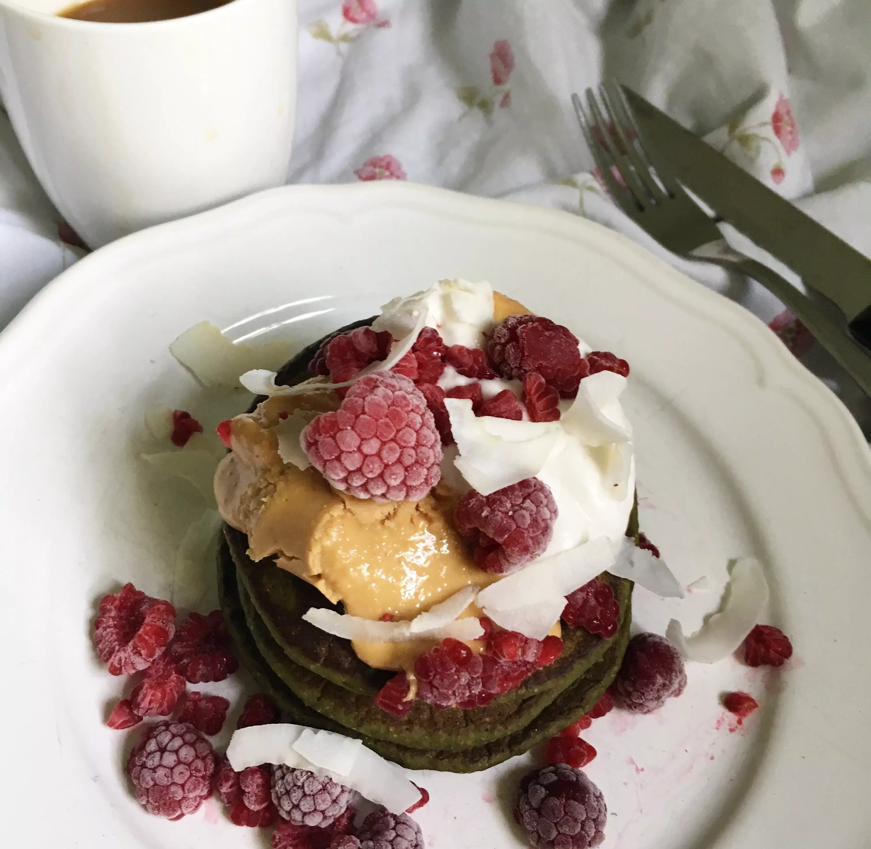 Matcha Pfannkuchen