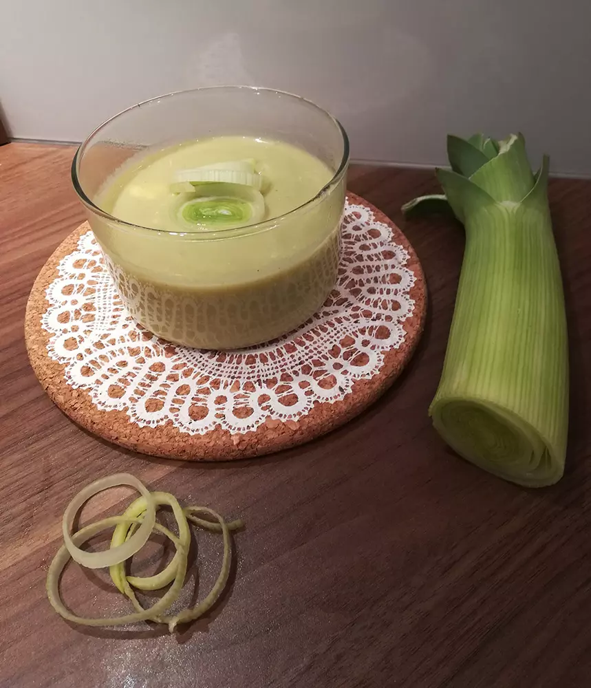 Brokkoli-Lauch Cremesuppe