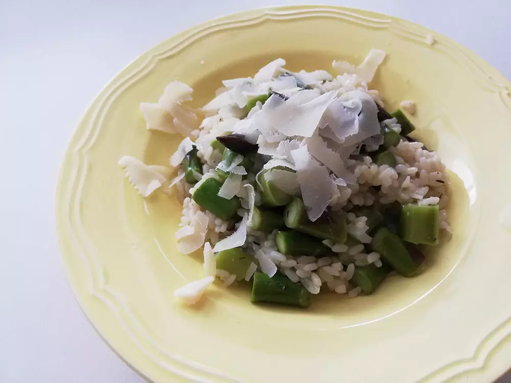 Spargelrisotto