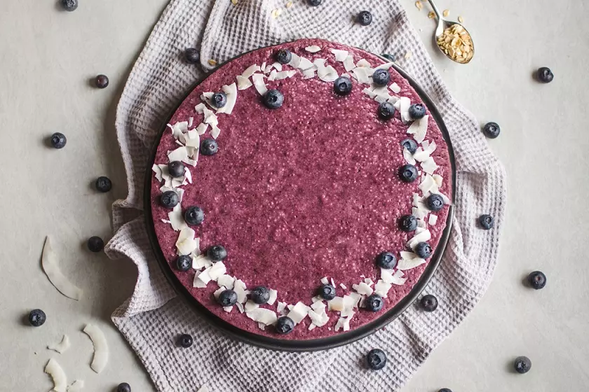 Leichte Chia Pudding Torte