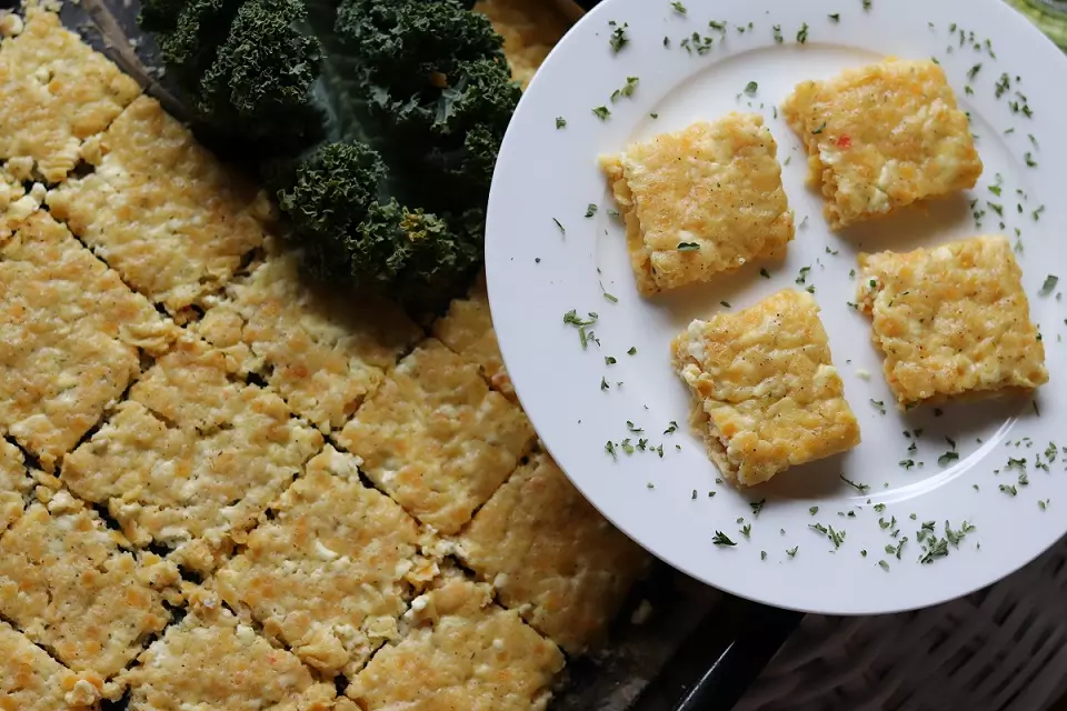 Linsenkuchen mit Quark