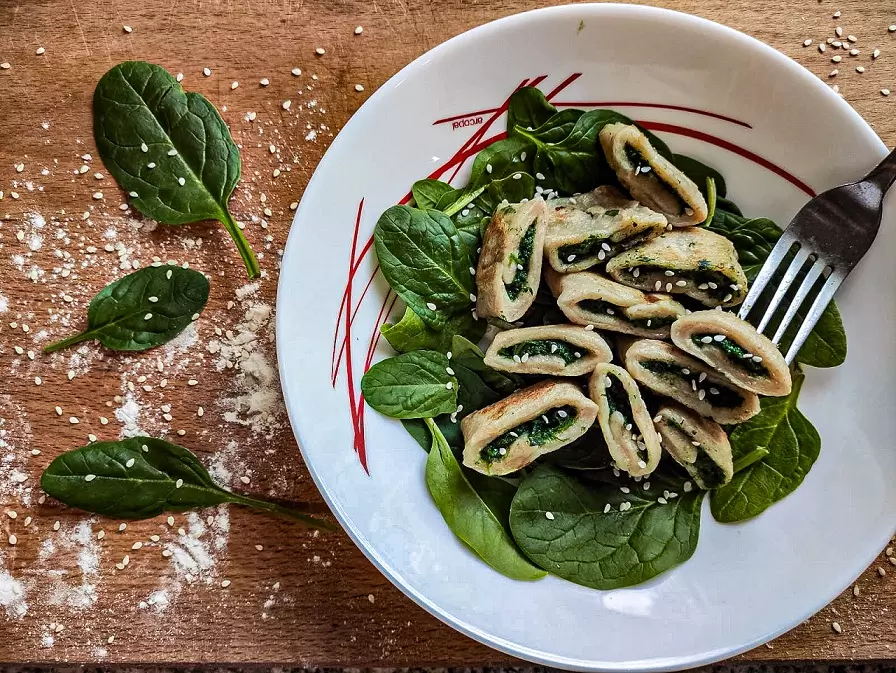 Gnocchi mit Spinatfüllung