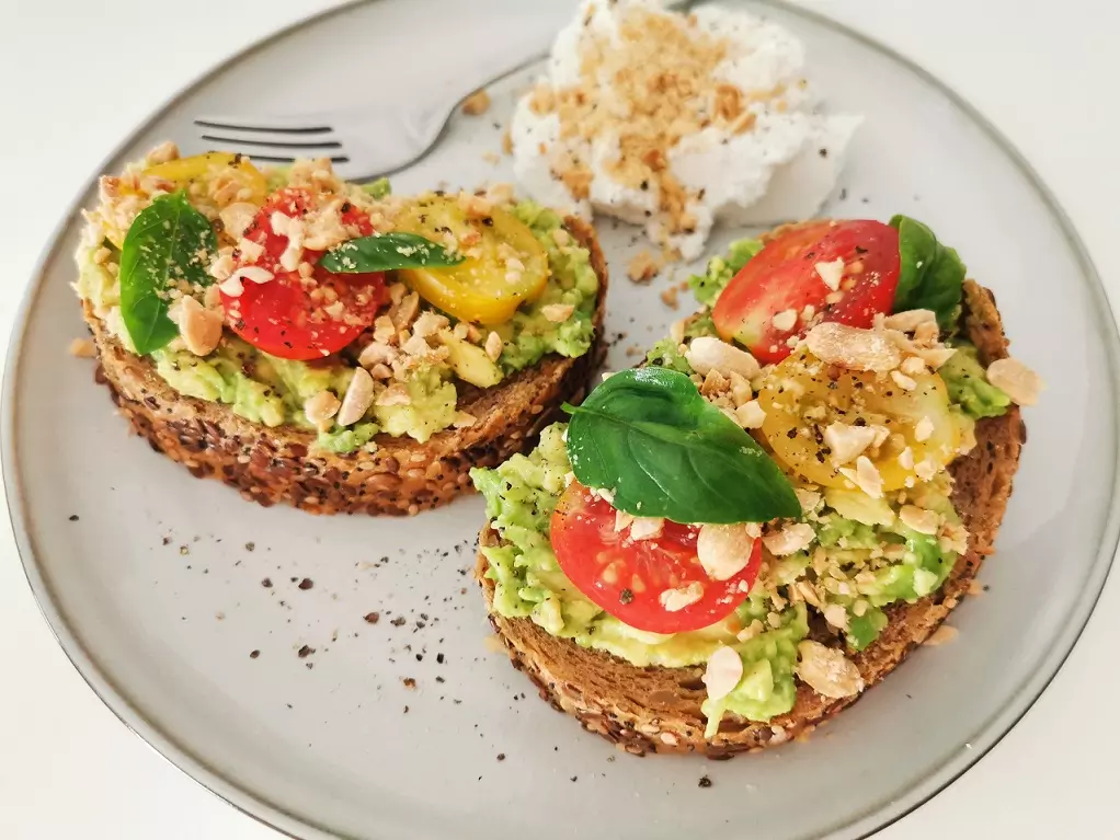 Toastbrot mit Avocado