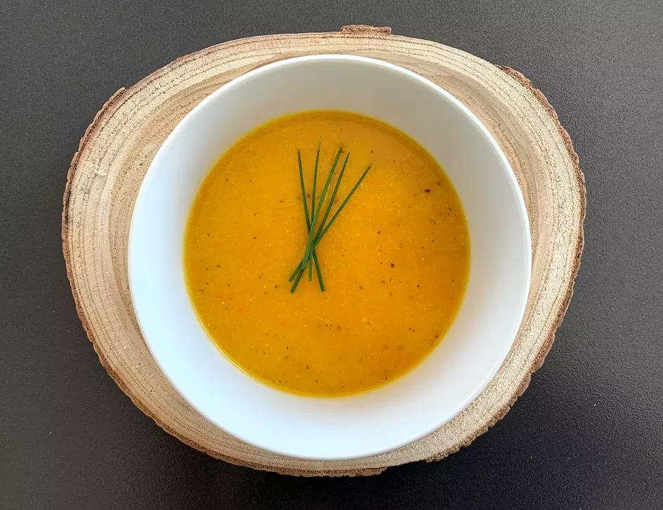 Kürbissuppe mit Polenta