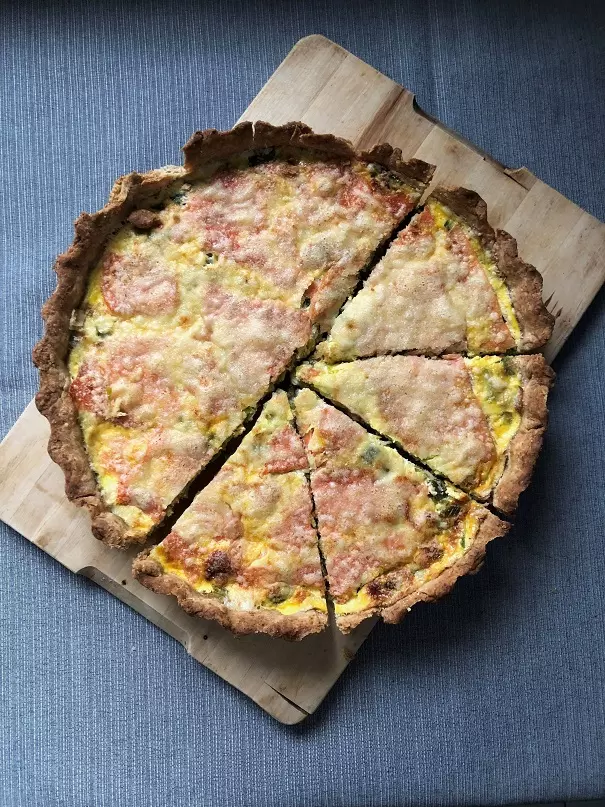 Lachs-Quiche