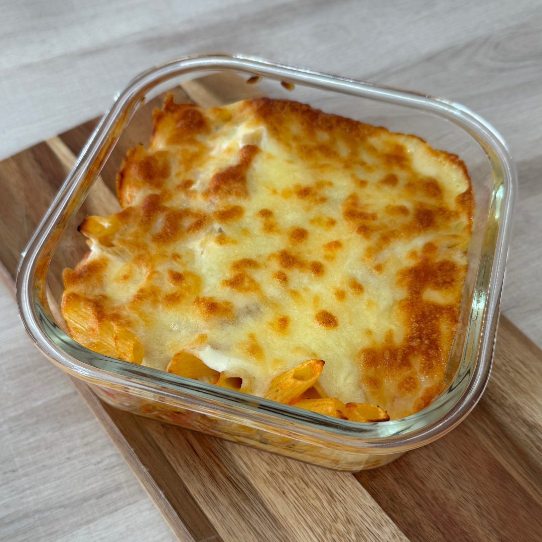 Überbackene Pasta mit Thunfisch