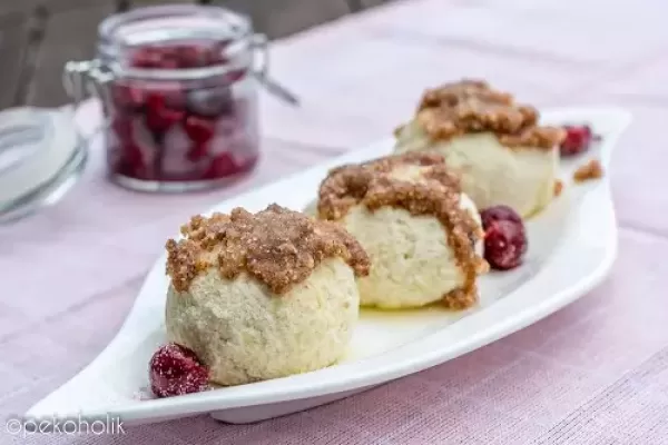 LCHF Knödel mit Mandelschmalz