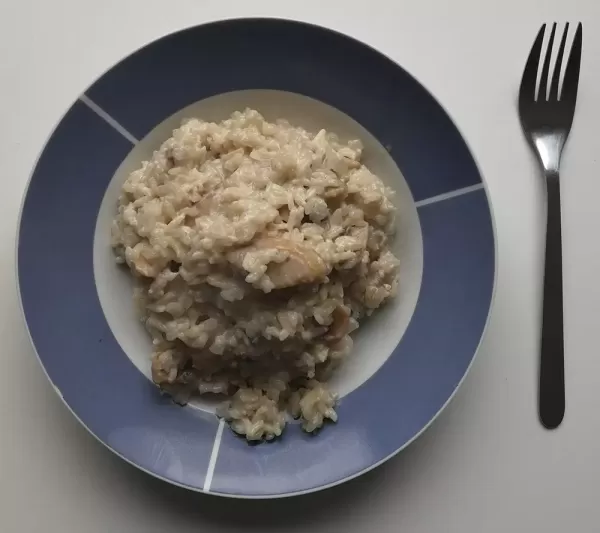 Reis ohne Kohlenhydrate mit Champignons 